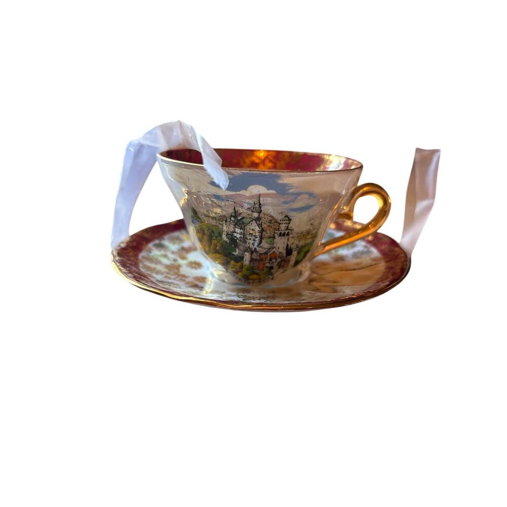 vintage Baviera porcelain tea cup and saucer